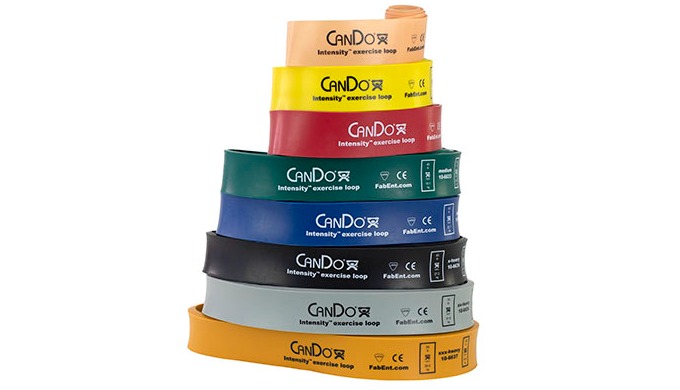 Economical, lightweight and portable, exercise bands are effective when used alone or with handles/a...