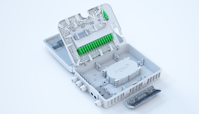 32 Port Fiber Optik dağıtım kutusu Tak çalıştır fiber optik splitter kurulu...