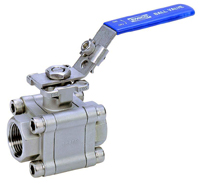 3-PC Ball Valve, Full Bore, 2000 PSI