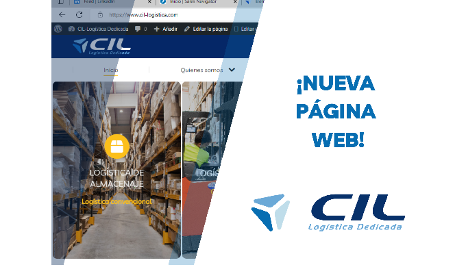 CIL Log&iacute;stica estrena nueva p&aacute;gina web