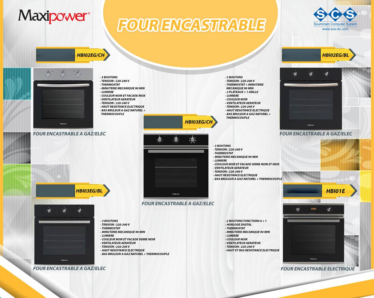 Fours encastrable