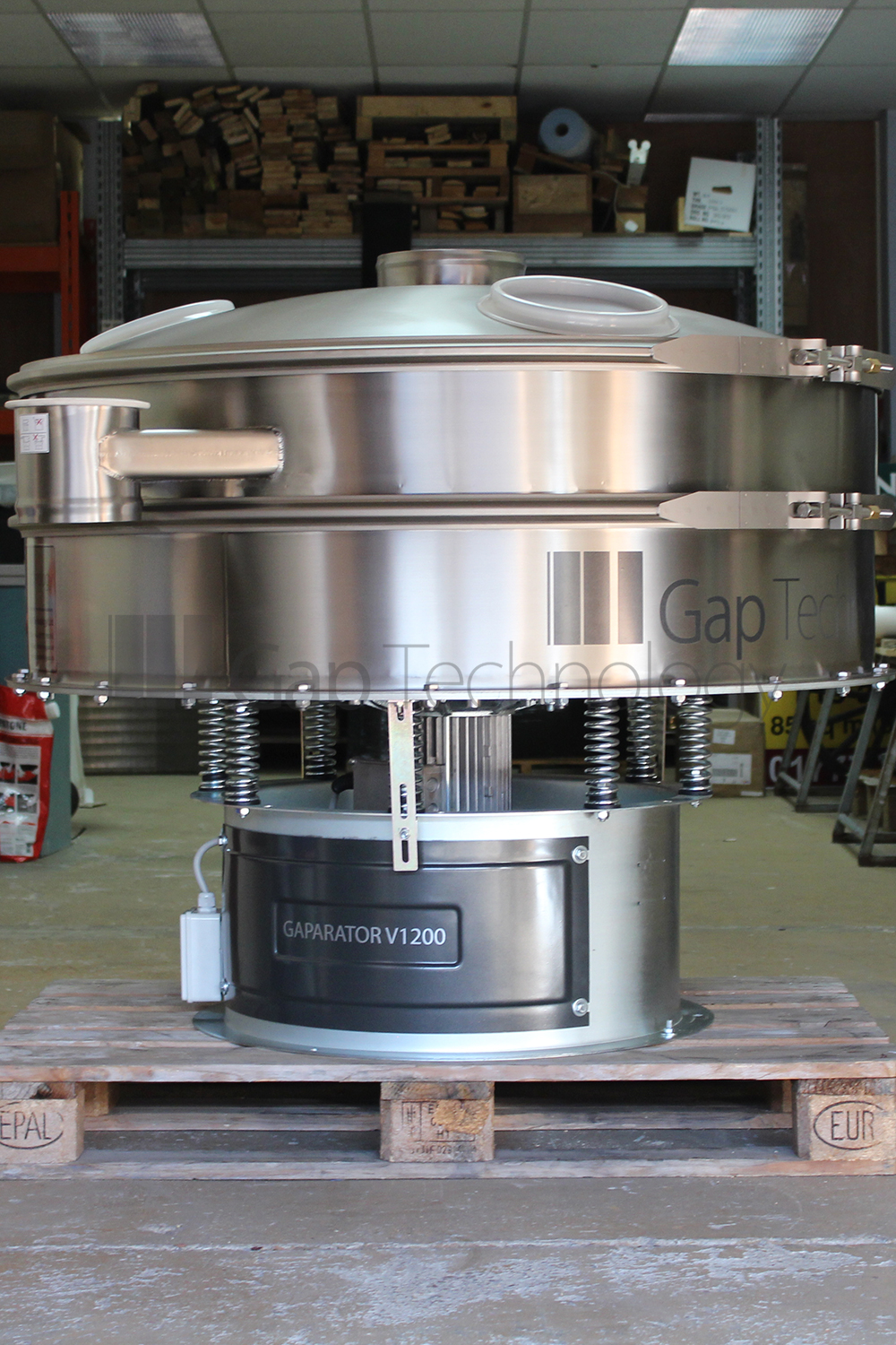 Our Gaparator V Range vibrating screens of separators has been designed to operate for fine solid / ...