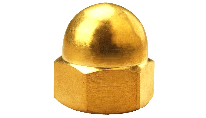 Brass Cap Nut By Fenix Metal Link