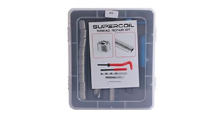 SUPERCUT® Thread Repair Standard Kit (HELICOIL) Repairing worn-out threads by just adding Helicoil s...