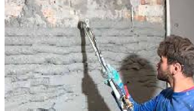 Механизированная внутренняя штукатурка стен (станция)