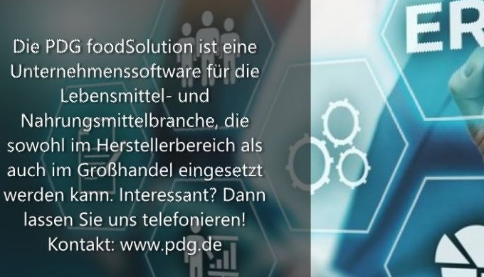 Die Pforzheimer Datenverarbeitungsgesellschaft (PDG) entwickelt und vertreibt ERP-Software für klein...