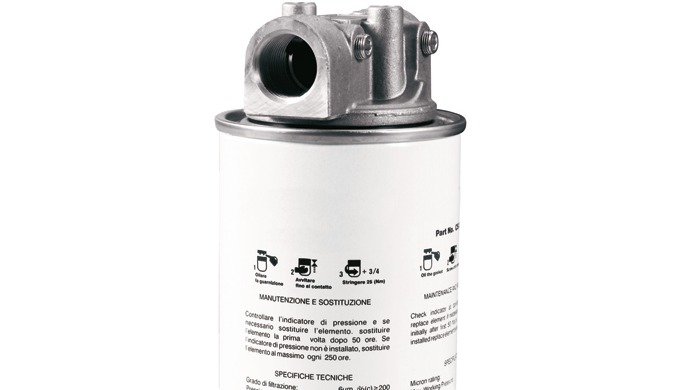 Element de filtrare cu montare pe linia de retur;