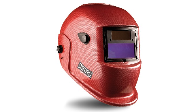 2188-PSE: Masque de soudure avec écran électronique à teinte variable (4/9-13). coloris: Bleu/Rouge ...