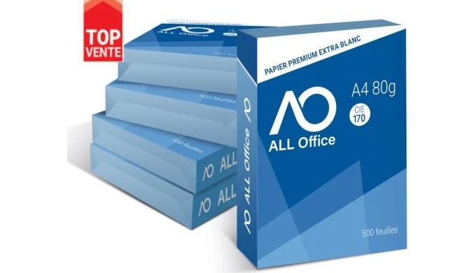 Papier Extra blanc Premium CIE 169. Garanti sans bourrage. Des impressions A4 de qualité supérieures...