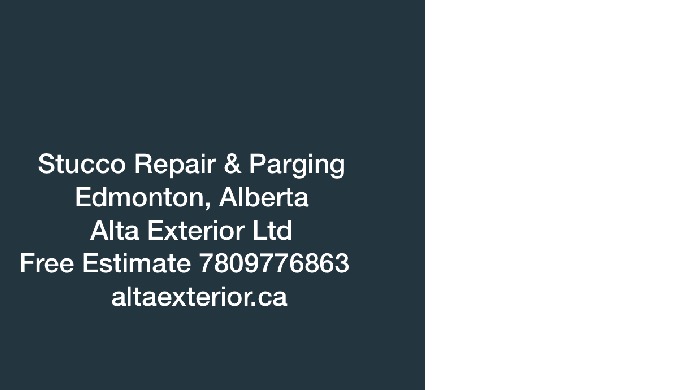Stucco & Parging Repair | Edmonton, AB Alta Exterior Ltd Alta Exterior Ltd is the trusted name for t...