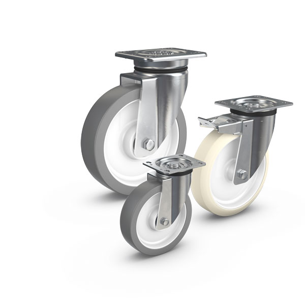PEVOLASTIC® - und PEVOTHAN®-Räder bestehen aus einer PEVOLON®-Felge mit einer mechanisch unlösbar ve...