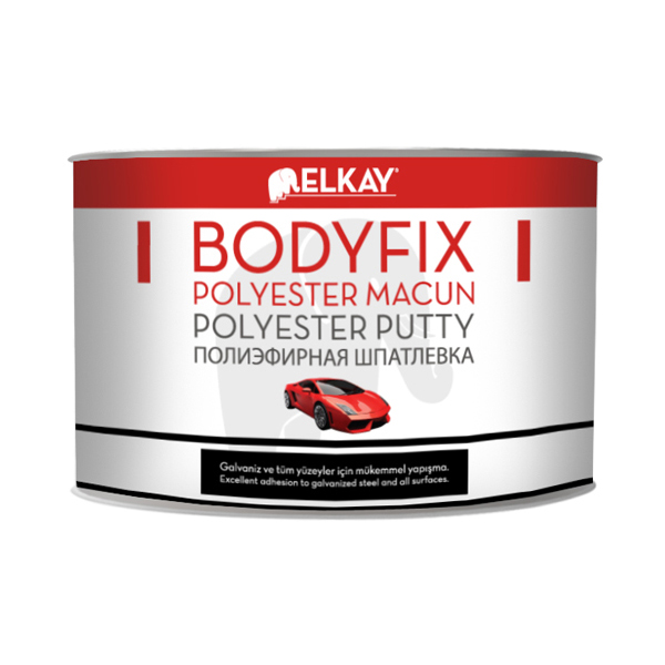 BODYFIX – BF10 Mükemmel yapışma, şekillendirme ve zımpara özelliklerine sahip yarı esnek polyester e...