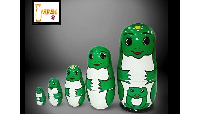 Toys handmade. Item code: AKI077. Toys handmade, wooden, Russian Dolls. Wooden, set of 5, hand craft...