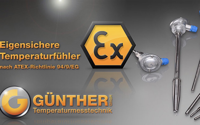 GÜNTHER GmbH • Temperaturmesstechnik - EX-Sensoren werden in den klassischen Branchen Chemie, Petroc...