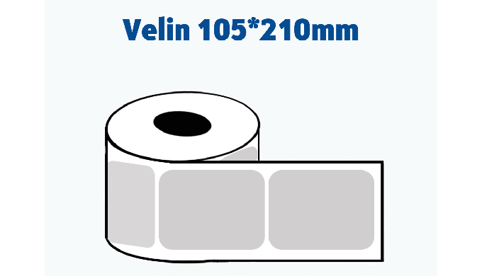 ETIQUETTES - 105*210 - VELIN BLANC