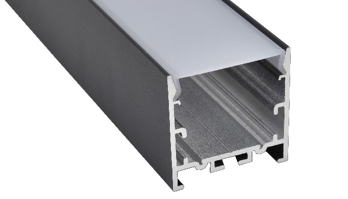 This 35x35mm surface mount black LED profile(S3535A) is a sleek and excelle...