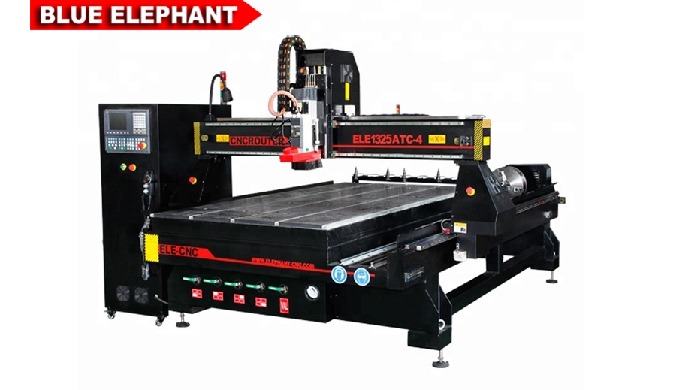 ELECNC 1325 ATC CNC Router with Rotary Device av Jinan Blue