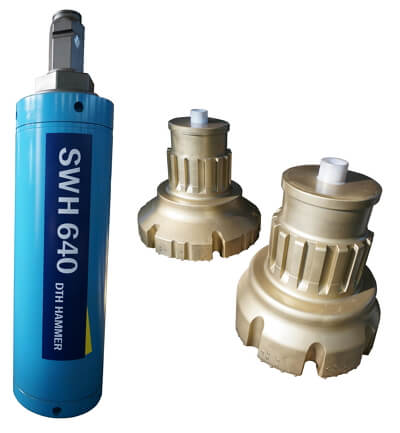 DTH (Down The Hole) Hammer for Rock Drilling. We do have 40 inch size hammer for Hammer bit of 1500m...