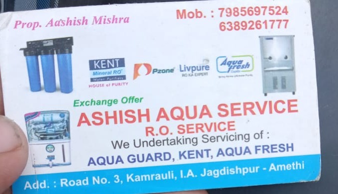 Ashish Aqua Service is a leading service provider of a wide range of water purifiers such as UV Wate...