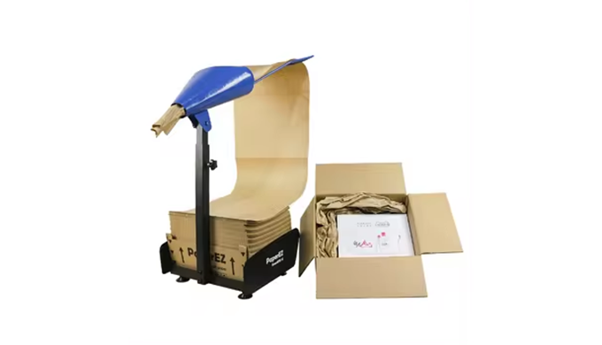 Ameson PaperEZ Manual Paper Void Fill Cushion Dispenser Ideal for smaller users, this versatile manu...