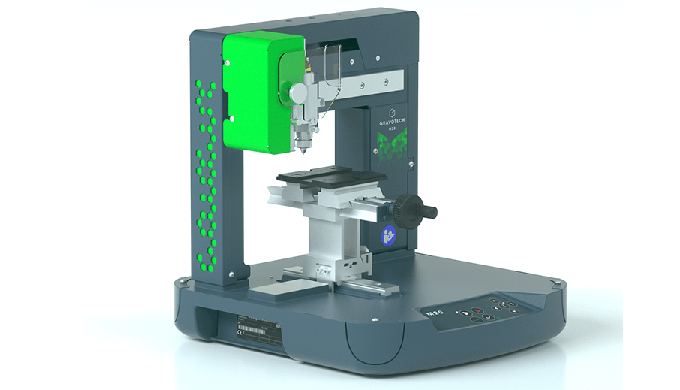 Smaller than a desktop printer, you can customize a multitude of objects. It is an affordable, pract...