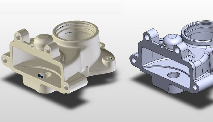 Escaneo de un componente, generación del modelo 3D De especial interés para los departamentos de man...