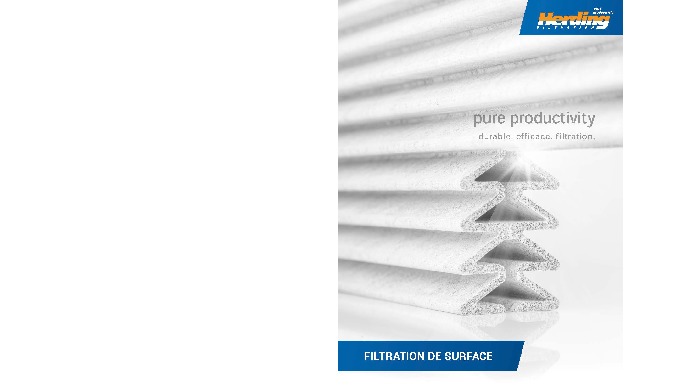 Eléments filtrant - filtration de surface