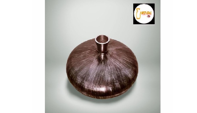 Wholesale vase. Item code: AHV950. Wholesale vase pitcher aluminum. Finish - silver and black brush ...