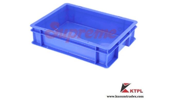 PLASTIC CRATE SCL-403010 Capacity - 9 Ltrs. OD - 400x300x100 mm ID - 365x265x95 mm More Colors Avail...