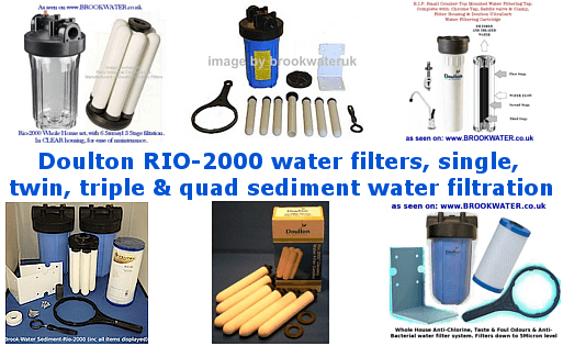 The Doulton Rio-2000 Whole House Filter System Is the best way to get clean clear filtered water in ...