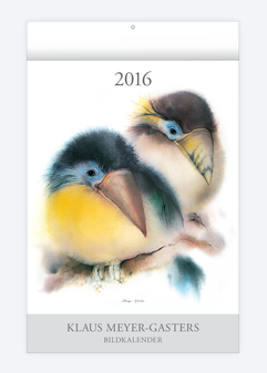 Der Bildkalender 2016 erscheint mit 8 Pflanzen- und 4 Tiermotiven sowie einem informierenden Text au...
