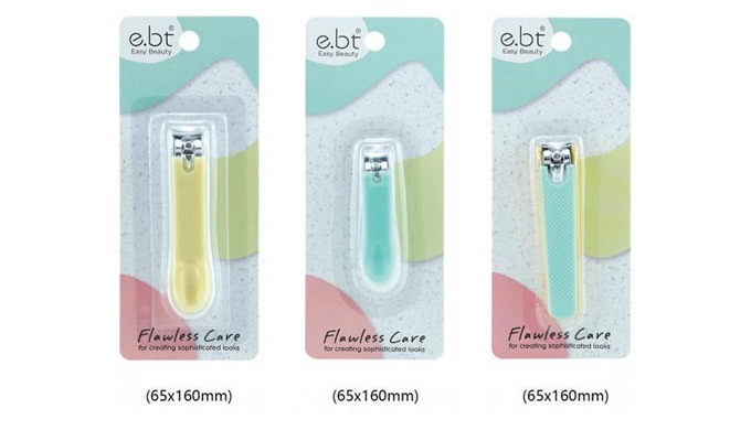 A nail care line featuring nail clippers in various designs and sizes. With comfortable grips and sh...