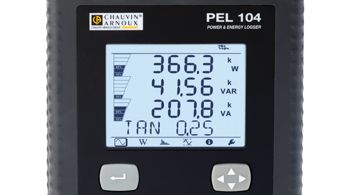 Le logger de puissance PEL104 mesure et enregistre toutes les données utiles pour un diagnostic des ...