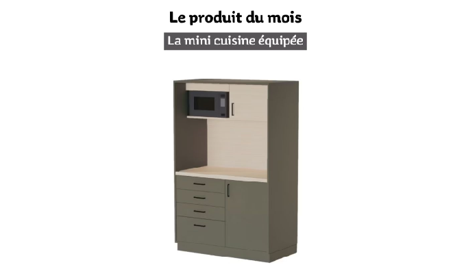 Notre produit du mois : la mini cuisine &eacute;quip&eacute;e