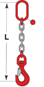 WLL 1120 kg, 6 mm Kette