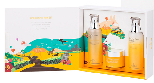 MAYU fresh set is luxurious item that include DAILISH best 3 basic cosmetics.It is easy to give gift...