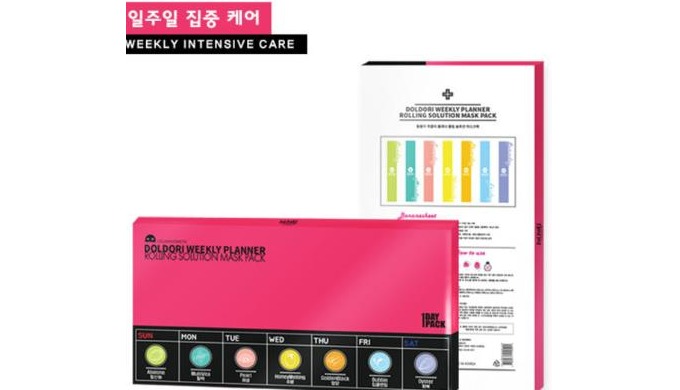 Meet the weekly weekly planner designed for different skin conditions every day