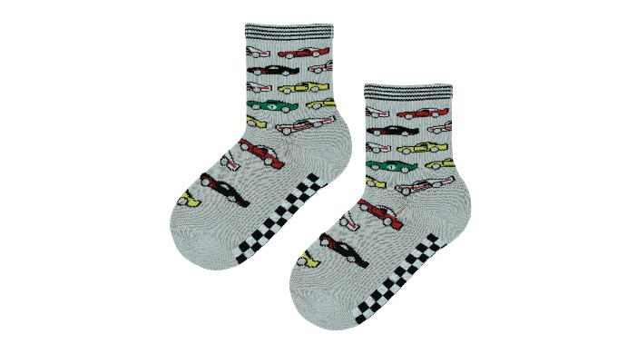 Boys' socks with cars