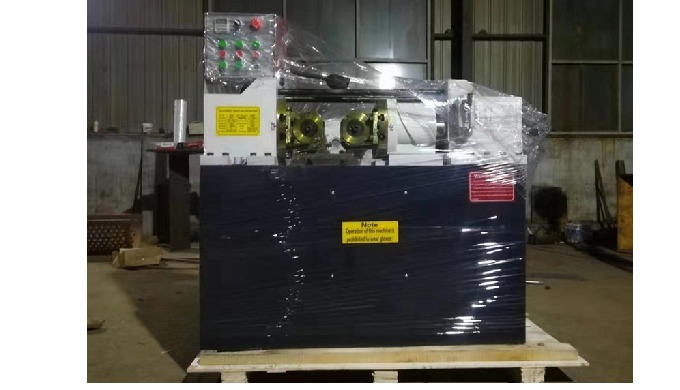Z28-80 two axis wood screw thread rolling machine in Ethiopia, automatic rod bolts thread making mac...
