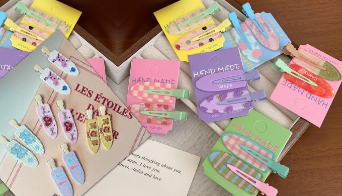 We are available of various shape and design's clip hair pins. If you need more detail of us, please...