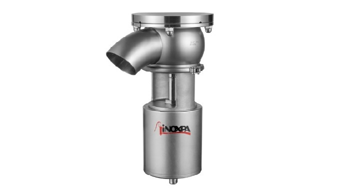INNOVA F single-seat tank bottom valve from Inoxpa The INNOVA F single-seat tank bottom valve from I...