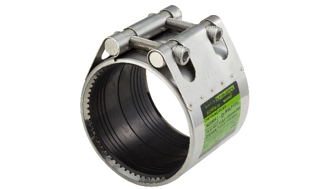 MGLP with single grip ring and thinner casing and gasket is good for low pressure pipe line (e.g., r...