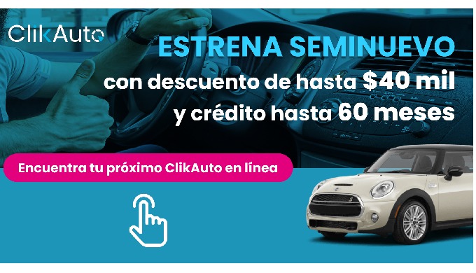 En ClikAuto queremos cambiar la forma en la que las personas compran y venden su auto. Ofreciendo se...