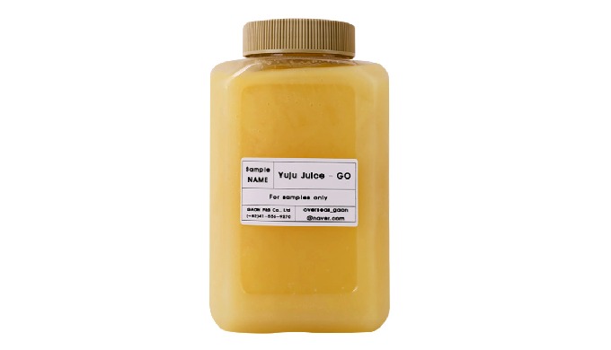 Korean Yuzu Juice made from Citrus junos, offering a refreshing citrus arom...