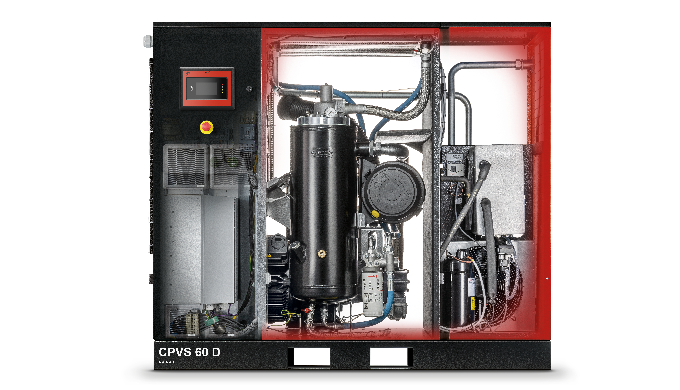 Compresseur a vis 30kw a vitesse variable CPVS 40