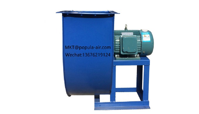 Foshan POPULA Fan Smoke Exhaust Pipeline Centrifugal Fan Ventilation Industry 4-72 A Series Centrifu...