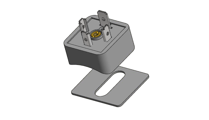 Basette portacontatti con superficie cilindrica Forma A interasse 18mm Disponibile in diversi diamet...