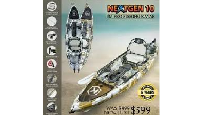 NEXTGEN 10 Pro Fishing Kayak Package Package Includes: 1x NextGen 10' Fishing Kayak 1x Luxury Vantag...