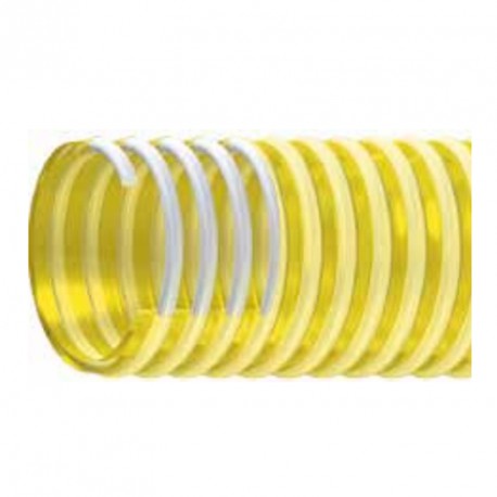 COLOR: Amarillo transparente, espiral marfil. CARACTERÍSTICAS: Tubo de PVC ...