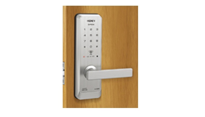 Mini Digital Door Lock with handle Small but strong Digital Door Lock made by HIONE+ • 3-Way open me...